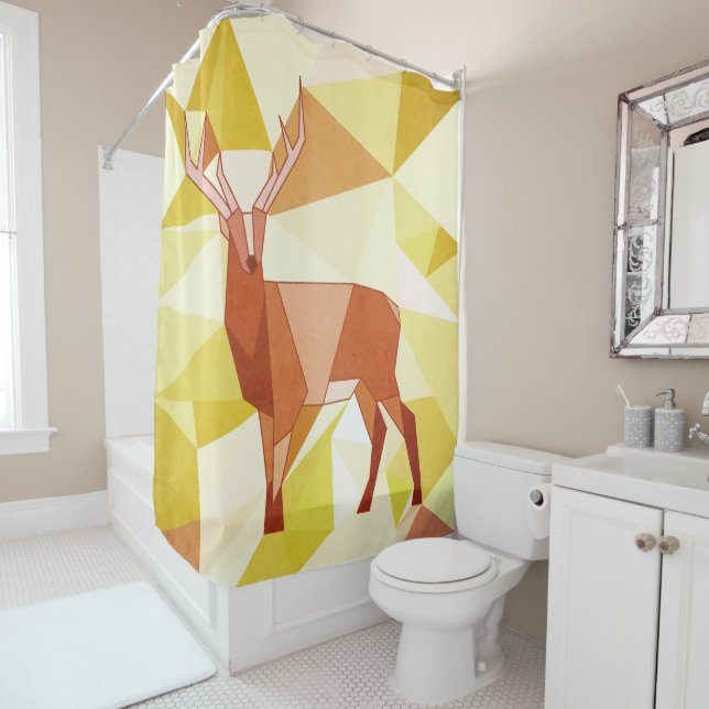 Deer Shower Curtain (In Situ)