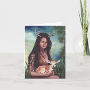 Deer Sidhe - Blank Notecard