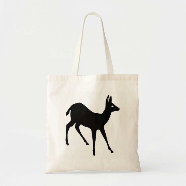 Deer Silhouette Tote Bag (Front)