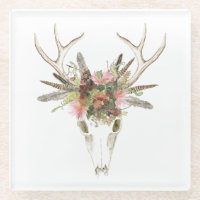 Deer Skull & Flowers