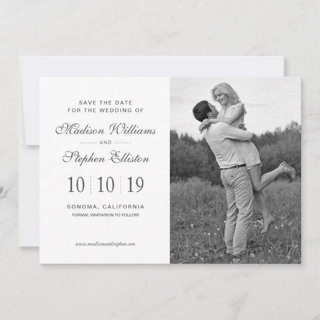 Deer Skulls, Flowers & Dream Catchers - Save the D Date (Front)
