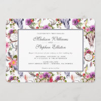 Deer Skulls, Flowers & Dream Catchers - Wedding