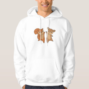 Deer Squirrel Forest Animals Cute Animal Hoodie