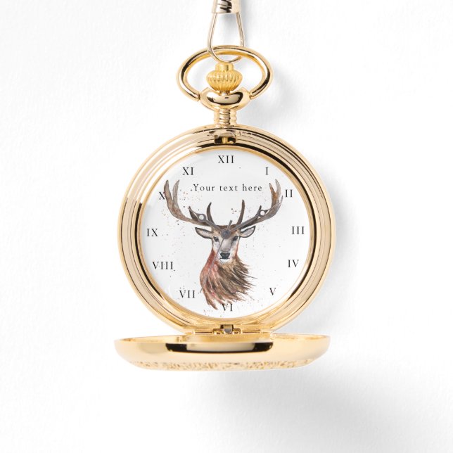 Deer Stag Antlers Animal Hunter Nature Watch (Front)