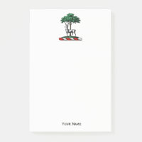 Deer Stag by Tree Heraldic Crest Emblem