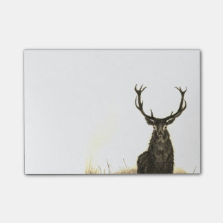 Deer Stag Wildlife Sticky Notes 4" x 6"