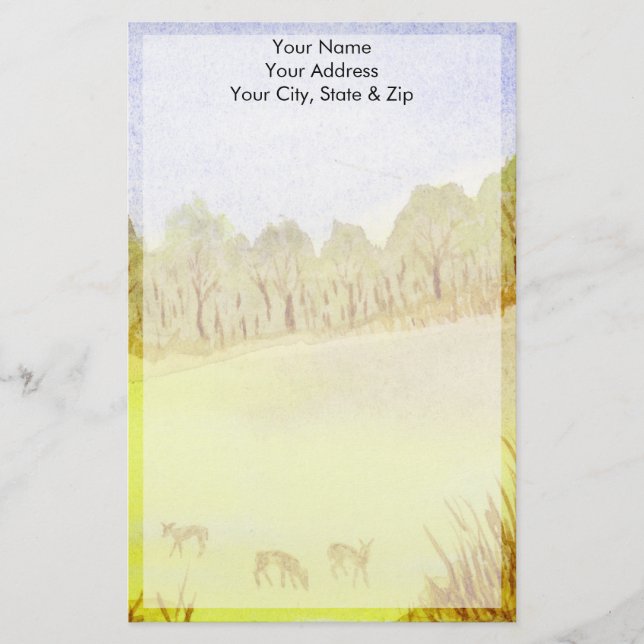 Deer Stationery (Front)