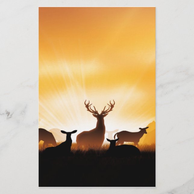Deer Stationery (Front)