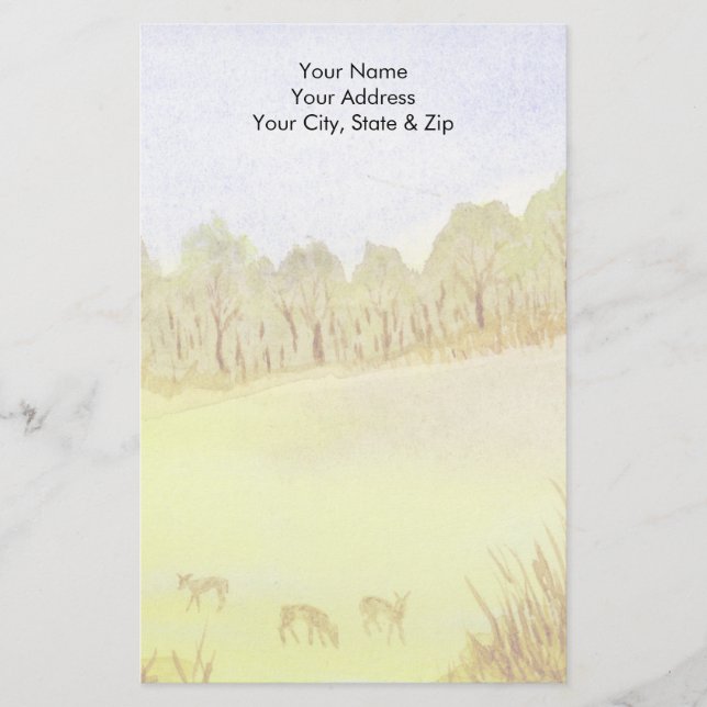 Deer Stationery (Front)