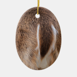 Deer Tail Ceramic Tree Decoration