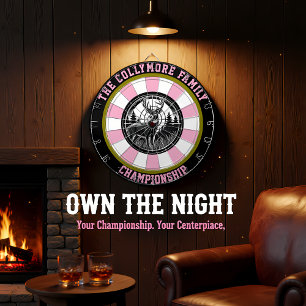 Deer Target Forest Artwork Dartboard