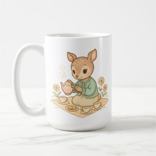 Deer Tea Party Coffee Mug