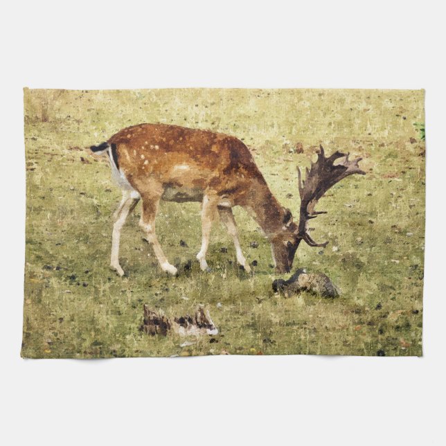 DEER TEA TOWEL (Horizontal)