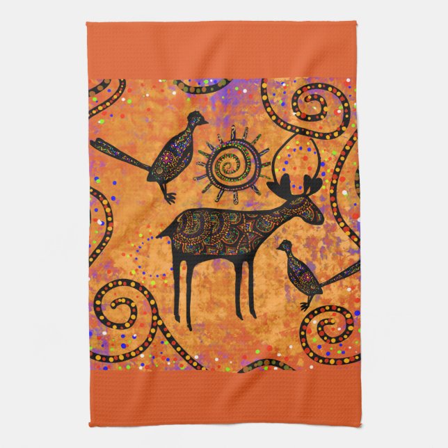 DEER TEA TOWEL (Vertical)