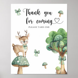 deer - Thank you for coming Poster