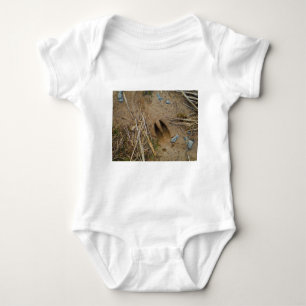 deer track baby bodysuit
