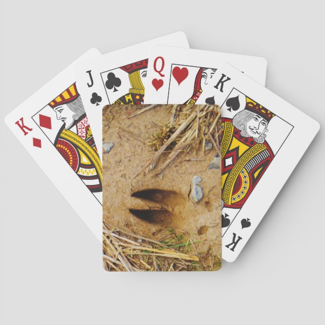 Deer Track Playing Cards (Back)