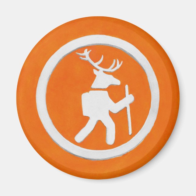 Deer Trail Marker Magnet (Front)