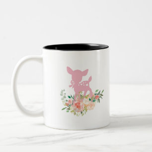 deer Two-Tone coffee mug