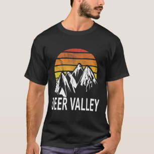 Deer Valley Park City Utah Usa Ski Resort Snowboar T-Shirt
