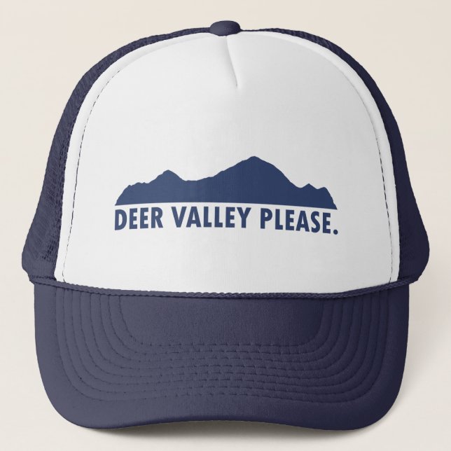 Deer Valley Please Trucker Hat (Front)