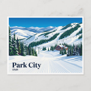 Deer Valley Resort Park City Utah Postcard