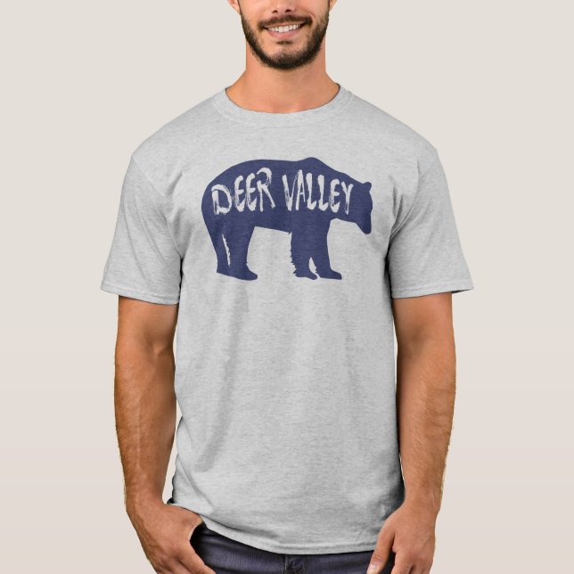 Deer Valley Utah Bear T-Shirt (Front)