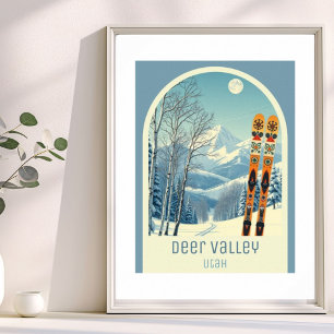 Deer Valley Utah ski resort Poster