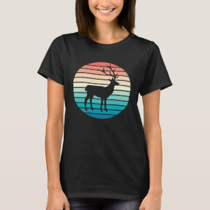 Deer Vintage Animal  Retro Hunter Animals Deer Hun T-Shirt