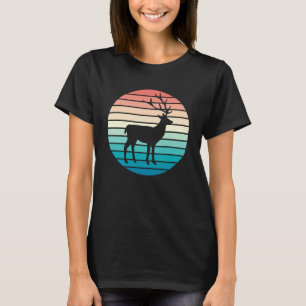 Deer Vintage Animal Retro Hunter Animals Deer Hun T-Shirt
