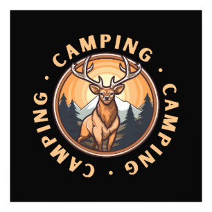 Deer - Wildness - Camping Photo Print