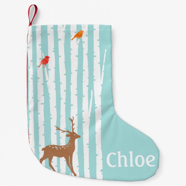 Deer Winter Wonderland Stocking (Front)
