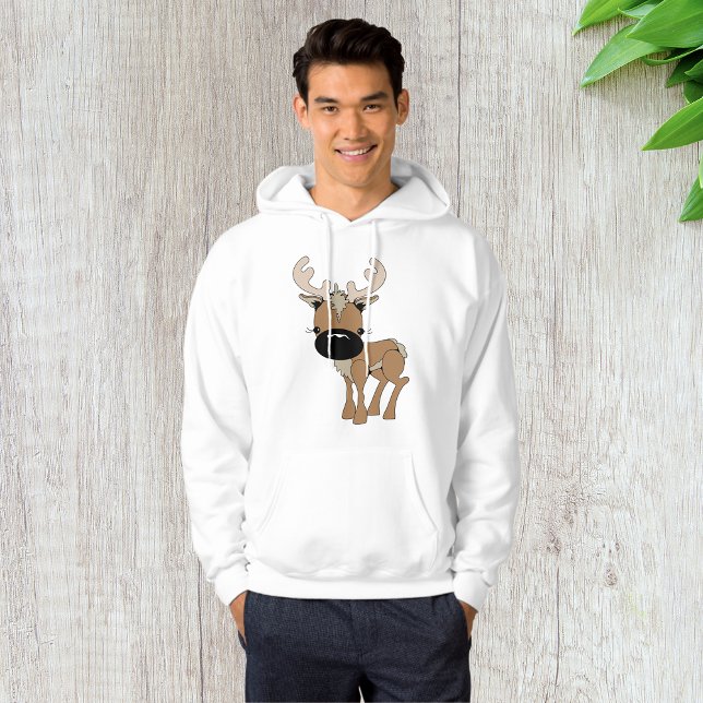 Deer With A Big Nose Mens Hoodie (Creator Uploaded)