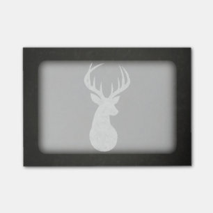 Deer With Antlers Chalk Drawing Post-it Notes