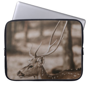 DEER WITH ANTLERS LAPTOP SLEEVE
