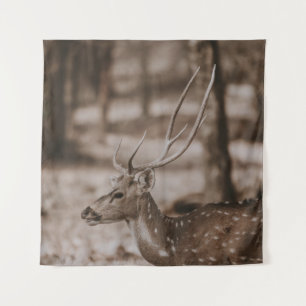 DEER WITH ANTLERS TAPESTRY