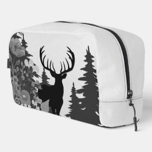 Deer with Big Rack Out of Forest Dopp Kit