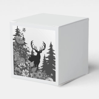 Deer with Big Rack Out of Forest Favour Box