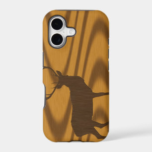 deer & woodgrain