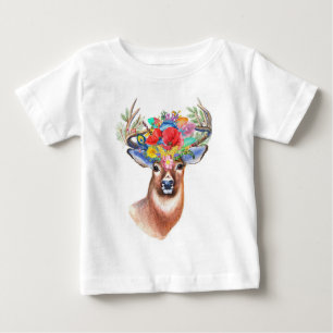 Deer World   Birthday - Name & Age T-Shirt