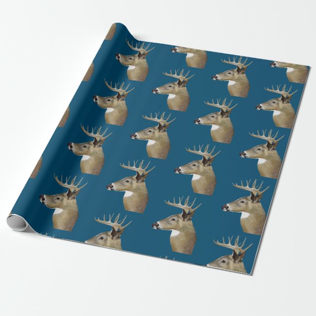 Deer Wrapping Paper (Unrolled)