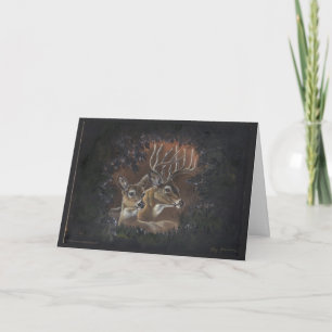 Deer Wreath Card