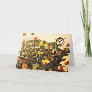 Deere Tractor Greeting Card