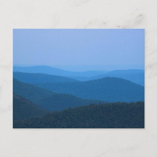 Deerfield River from East Mountain Berkshires Postcard (Front)