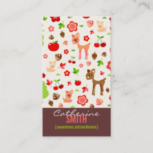Deerie Forest (Vertical) Business Card
