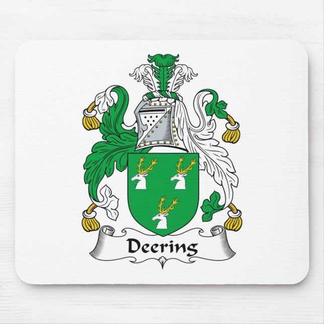 Deering Family Crest Mouse Pad (Front)