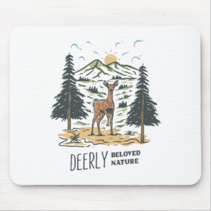 Deerly Beloved Nature Mouse Pad