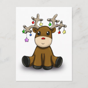 Deers Holiday Postcard