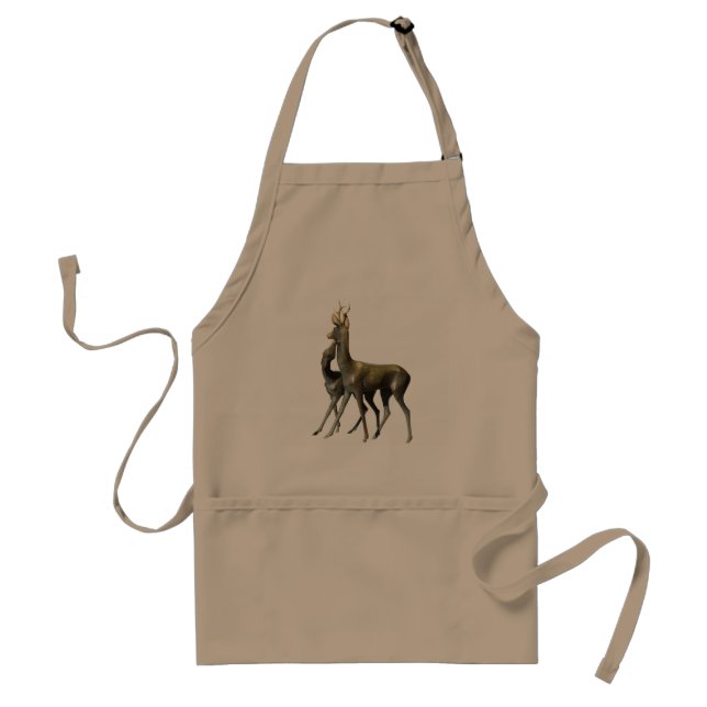 Deers in love standard apron (Front)