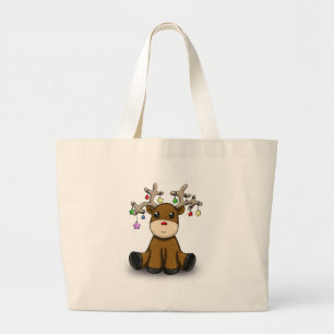 Deers Large Tote Bag